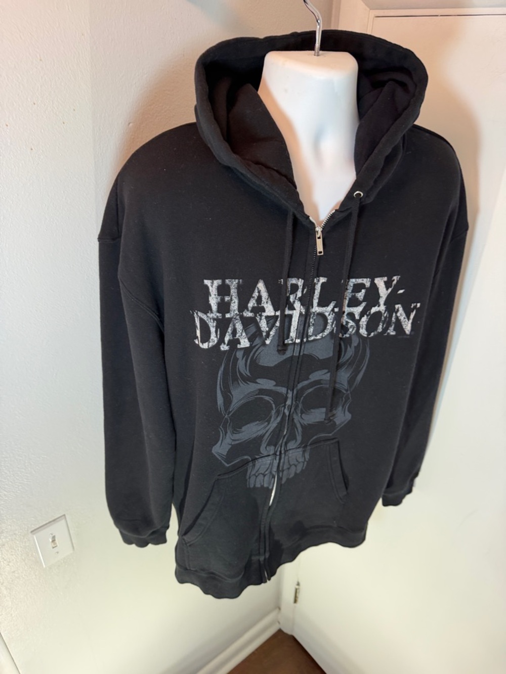 Harley-Davidson Las Vegas Jersey Hoodie 2XL 46-50 - Picture 3 of 9